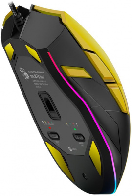 ����  A4Tech Bloody W70 Max Punk Yellow/Black ����������, ���������, 10000 dpi, USB, ����: �����, ������