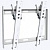 ��������� Ultramounts UM 831T ����� 17-43" max 35�� VESA 200x200������