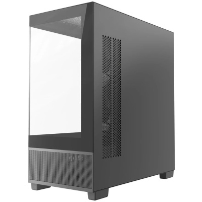������ Powercase Vision Micro S4B, Tempered Glass, Type-C, 3x 120mm ARGB PWM Fan, ARGB+PWM HUB, ������, mATX  (CVMMSHB-A3)