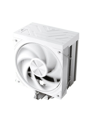 ����� 1STPLAYER FROST BITE FB12-5 White / 5HPx6mm, single tower, 220W TDP, 1x120mm fan, 800-2300 RPM, 70.15 CFM, 34.8 dBA / FB12-5-WH