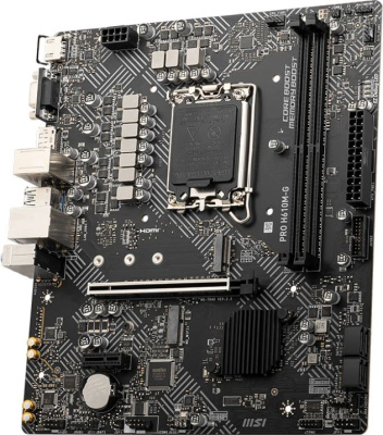 ����������� ����� MSI PRO H610M-G, Socket LGA 1700, Intel H610, mATX,  BULK
