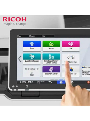 ��� Ricoh IM C3510, SRA3, 35ppm, ARDF100, 2x550-sheet cassettes, 100-sheet manual bypass, 8GB memory, 250GB SSD, Ethernet, USB 2.0, �������� �������� �������. (������������ ������ ��������� ���)