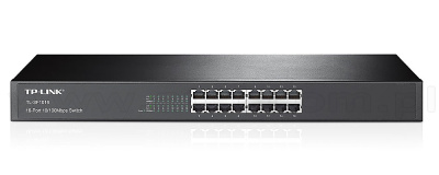 ���������� Tp-link TL-SF1016 (16 x 100/10Mbps, 1U, Auto-Negotiation, Auto-uplink, MDI/MDI-X switch)