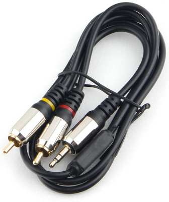 ������ ����� Cablexpert CCAB-02-35M2RM-1MB. 3.5 ����(M)/2� RCA (M), ������, 1�, �������
