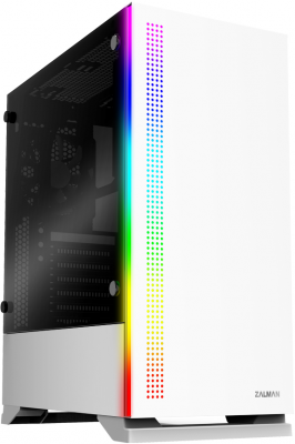 ������ ZALMAN S5 White ��� ��, ������� ������� ����, ����� ATX