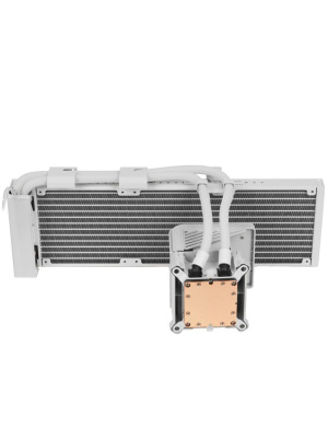 ������� �������� ���������� Lian Li HydroShift II OLED Curved 360Fanless (GHS2OLDC36NW WHITE) / 6.67" OLED Display / W/O Fans / G89.GHS2OLDC36NW.R0