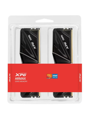����������� ������ ADATA ARMAX DDR5 DIMM 32GB 6000MHz 2*16GB 36-38-38 1.35V BLACK DUAL COLOR BOX