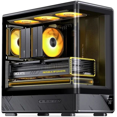 ������ JONSBO D200 Black ��� ��, ������� ������ �� ����������� ������ (��������), mini-ITX, micro-ATX, ������