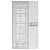 ������ Geometric Future Model 5 Vent White / mid tower, E-ATX / 1AM5VTWT00100