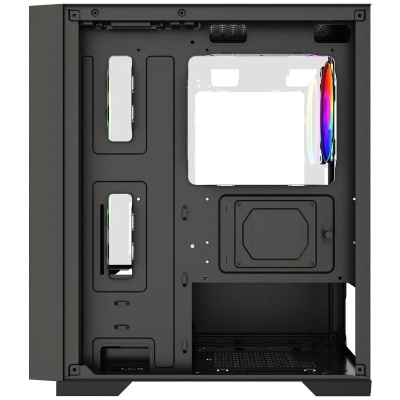 ������ Powercase Mistral Micro A12B, Tempered Glass, 3x120mm FRGB fan, ������, mATX  (CMMA12B-L3)