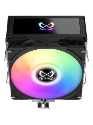 ����� ��� ���������� Scythe Kotetsu Mark 4 ARGB (150W, 4-pin PWM, 155mm, Al/Cu, 4x6mm, ARGB, 1x120mm, 60.29CFM, 26.88dBA, 2000RPM, S: 1851/1700/1200/115X, AM5/AM4, silver, black)
