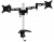 Кронштейн для мониторов Cactus CS-VM-D08-AL серебристый 13"-27" настольный поворот и наклон до 8кг Кронштейн для мониторов Cactus CS-VM-D08-AL серебристый 13"-27" настольный поворот и наклон до 8кг