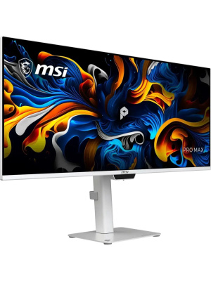 ������� MSI 34" PRO MAX 341QPXW14G ����� QD OLED LED 21:9 HDMI ����������� HAS 250cd 178��/178�� 3440x1440 144Hz DP UW USB 8.9��