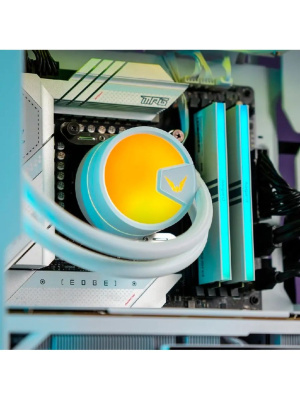 ������� �������� ���������� Valkyrie A360 ARGB White / 3x120mm ARGB fans, 800-1800RPM, 80CFM, 32.2dBA, 280W TDP / HW A360W