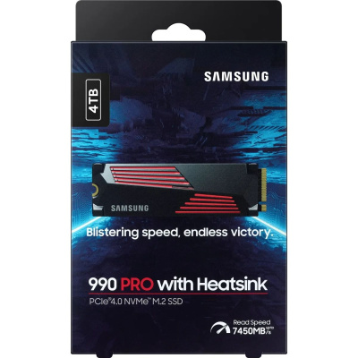 ������������� ���������� SSD 4TB Samsung 990 PRO M.2 2280 (MZ-V9P4T0GW)