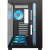������ XASTRA QW500 7ARGB-C10-UC Black ATX/Aquarium/Screewless/7x120mm ARGB PWM FM fans/Argb+PWM HUB 10port/Type-C/ QW500-7FM12A-C10-UC