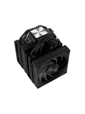 ����� ��� ���������� SAMA A60B (265W, 4-pin PWM, 156.5mm, 6x6mm, 2x120mm, 78CFM, 29dBA, 2200RPM, S: 1851/1700/1200/115X, AM5/AM4, black)