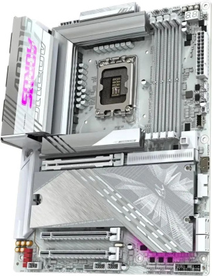 ����������� ����� Gigabyte Z890 AORUS ELITE X ICE, Socket-1851, Intel Z890, ATX, Ret
