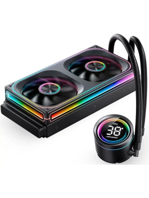 �������� �������� ���������� JONSBO TH-240 Black LGA 1700/1200/115X/AM5/AM4 (TDP 260W, ARGB FAN and PUMP, PWM, DUAL FAN 120mm) RET