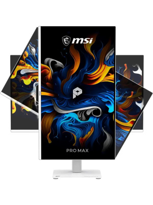 ������� MSI 26.5" PRO MAX 271UPXW12G ����� QD OLED LED 16:9 HDMI ������� HAS Piv 250cd 178��/178�� 3840x2160 120Hz DP 4K USB 8��