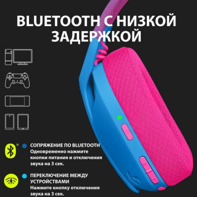 ������������ ��������� Logitech G435 LightSpeed Blue (981-001065)