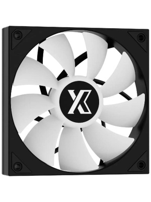 ����� XASTRA AR400 ARGB BK LGA1851/1700/1200/115X/AM5/AM4 (TDP 220W, 4 ����.������ , PWM FAN ARGB 120mm , top cover with ARGB led,  black heatsink ) RET