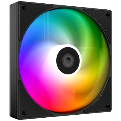 ���������� ��� ������� ID-COOLING AS-120-ARGB-K (120mm, 2000rpm, 58.0 CFM, 27.2 ��, PWM 4-pin, ARGB, black) (AS-120-ARGB-K)