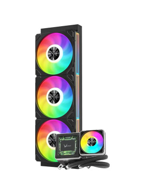 ������� �������� ���������� Formula V Line Cryo Wing Digi 360 BK, 360mm, LCD 2.73", 3x120mm, ARGB fans, LGA115X/1200/1700/1851/1366/2011/2066, AM3/AM4/AM5/Ryzen3/Ryzen5/Ryzen7/Threadripper/RT4
