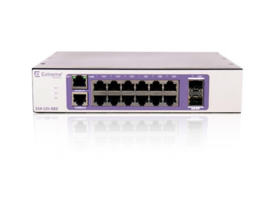 ���������� Extreme Networks 210-12t-GE2 (16566) 12 ������ 10/100/1000BASE-T, 2 ��������� ����� 1GbE SFP, 1 ������������� ���� ������� ����������� ����, ���������� L2 �� ������������ ����������, 1 ���� ������� ��� ���������� ������