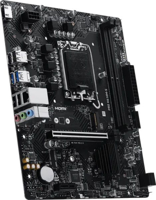 ����������� ����� MSI PRO H610M-S, LGA 1700, Intel H610, mATX, Ret