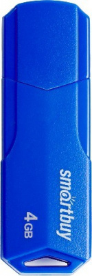 USB Flash ���������� 4Gb SmartBuy Clue Blue (SB4GBCLU-BU)