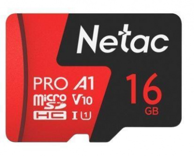 ����� ������ Netac MicroSD card P500 Extreme Pro 16GB, retail version w/SD adapter