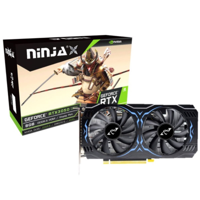 ���������� Ninja (Sinotex) RTX3050 8GB GDDR6 128bit 3xDP HDMI 2FAN RTL (NK305DP86F)