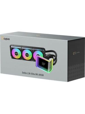 ��� Ocypus Delta L36 Elite BK ARGB Digital, 360mm, curved infinite mirror pump head, 3x120mm ARGB fans, LGA115X/1200/1700/18XX, AM4/AM5