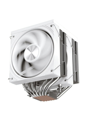 ����� 1STPLAYER FROST BITE FB12DS-6 White / 6HPx6mm, dual tower, 250W TDP, 2x120mm fans, 800-2300 RPM, 70.15 CFM, 34.8 dBA / FB12DS-6-WH