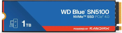 ���������� SSD 1TB WD Blue SN5100, M.2 2280, PCI-E 4.0 x4 (WDS100T5B0E)