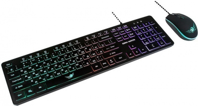 ���������� + ���� Dialog KMGK-1707U Black ���������� + ����, 1600 dpi, �������� ����, ��������� ������, USB, ����: ������