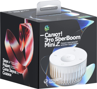 ����� ������� Sber Boom Mini 2 SBDV-00250G ����� ����� 5W Mono BT/Wi-Fi