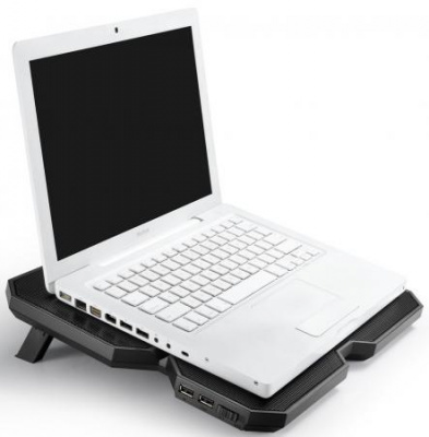 ��������� ��� �������� 15.6" Deepcool MULTI CORE X6 380x295x24mm 2xUSB 900g Fan-control 24dB ������