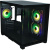 ������ XASTRA QW500M 3ARGB-C10-UC Black mATX/Aquarium/Screewless/3x120mm ARGB PWM FM fans/Argb+PWM HUB 10port/Type-C/ QW500M-3FM12A-C10-UC