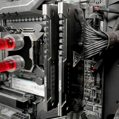 ����������� ������ 16Gb DDR4 3600MHz Patriot Viper Steel (PVS416G360C7K) (2x8Gb KIT)