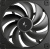 ���������� Deepcool FD14 140x140x25mm ������ 4-pin 25.6dB 209gr Ret (R-FD14-BKNPN1-G)