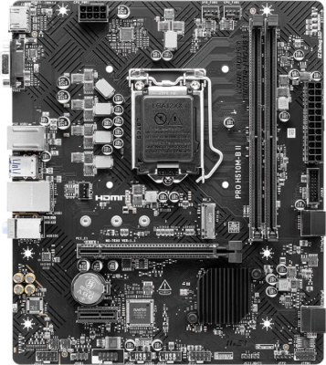 ����������� ����� MSI PRO H510M-B II LGA 1200, Intel H470, mATX, Ret