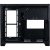 ������ XASTRA QW500M 3ARGB-C10-UC Black mATX/Aquarium/Screewless/3x120mm ARGB PWM FM fans/Argb+PWM HUB 10port/Type-C/ QW500M-3FM12A-C10-UC
