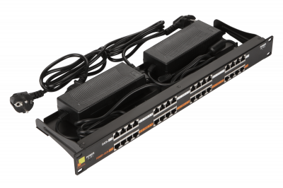 ������ LANMASTER LAN-PP16-POE/A2  POE 19", 16 ������, � ����� ������� ������� 48V, 120W