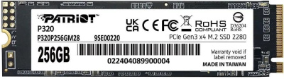 ���������� SSD Patriot PCIe 3.0 x4 256GB P320P256GM28 P320 M.2 2280
