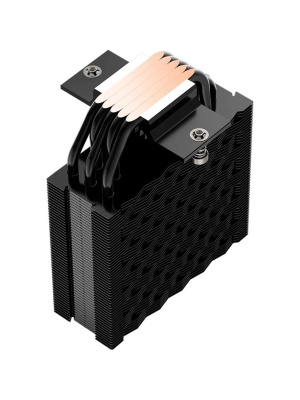 ����� ��� ���������� PCCooler RT500 TC BK (245W, 4-pin PWM, 152mm, Al/Cu, 5x6mm, 1x120mm, 73.32CFM, 34.9dBA, 2200RPM, S: 1851/1700/1200/115X, AM5/AM4, black)