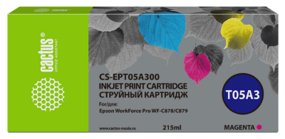 �������� �������� Cactus CS-EPT05A300 ��������� (215��) ��� Epson WorkForce Pro WF-C878/C879