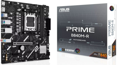 ����������� ����� Asus Prime B840M-R, Socket AM5, AMD B840, mATX, Ret