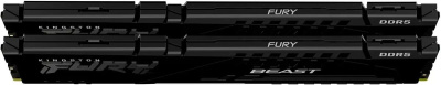 ����������� ������ DDR 5 DIMM 32Gb PC48000, 6000Mhz, Kingston FURY Beast Black EXPO CL30 (Kit of 2) (KF560C30BBEK2-32) (retail)